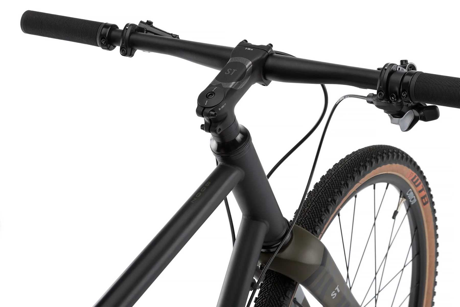 Booz ST Fitness Bike - Black/Green - Image 3