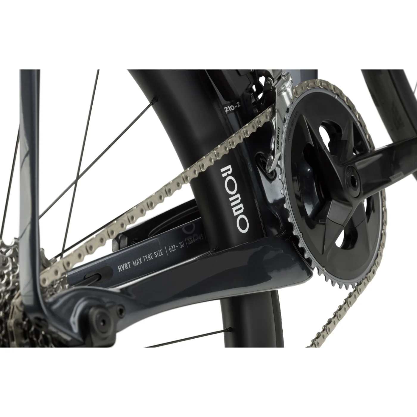 Hvrt CF1 Road Plus Bike - Black/Pearl Grey - Image 7
