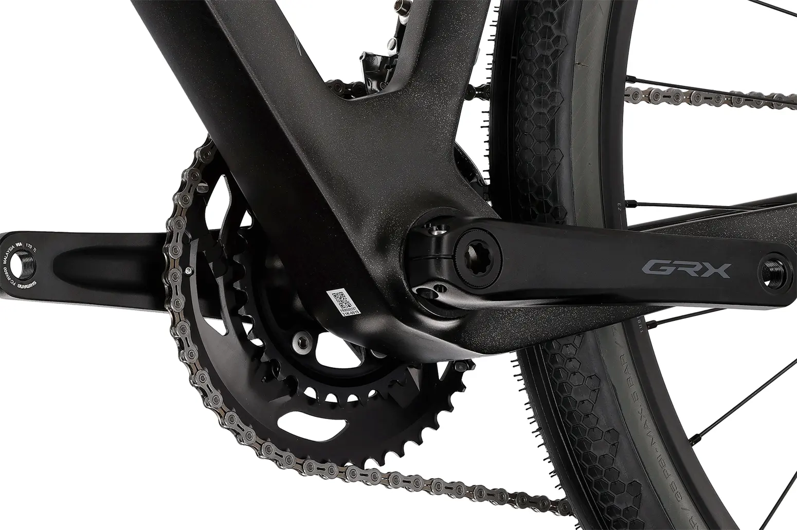 Ratt CF2 Allroad Rennrad - Black/Silver - Image 14