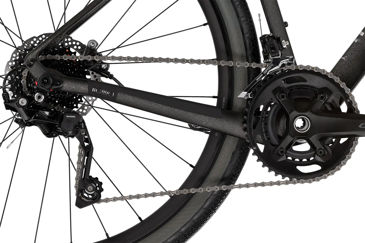 Ratt CF2 Allroad Rennrad - Black/Silver - Image 5