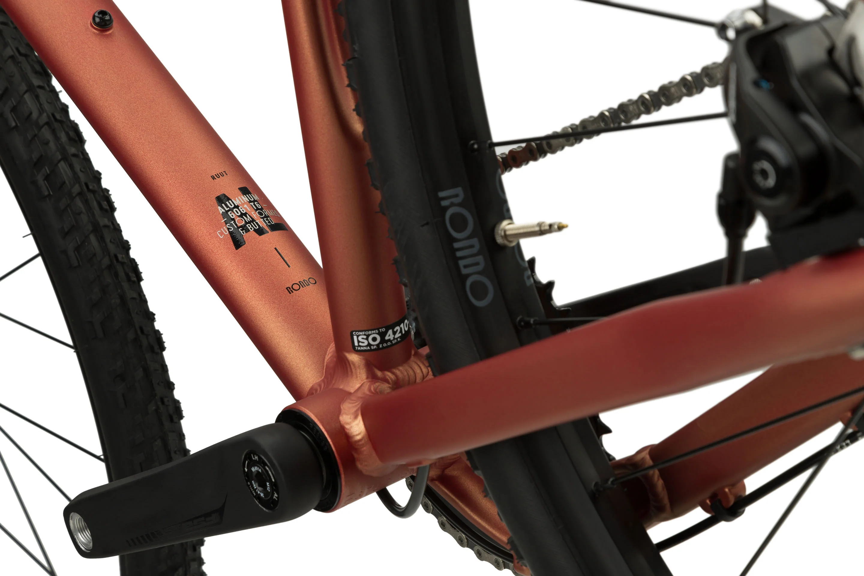 Ruut AL 2 Gravel Plus Bike - Bronze/Black - Image 8