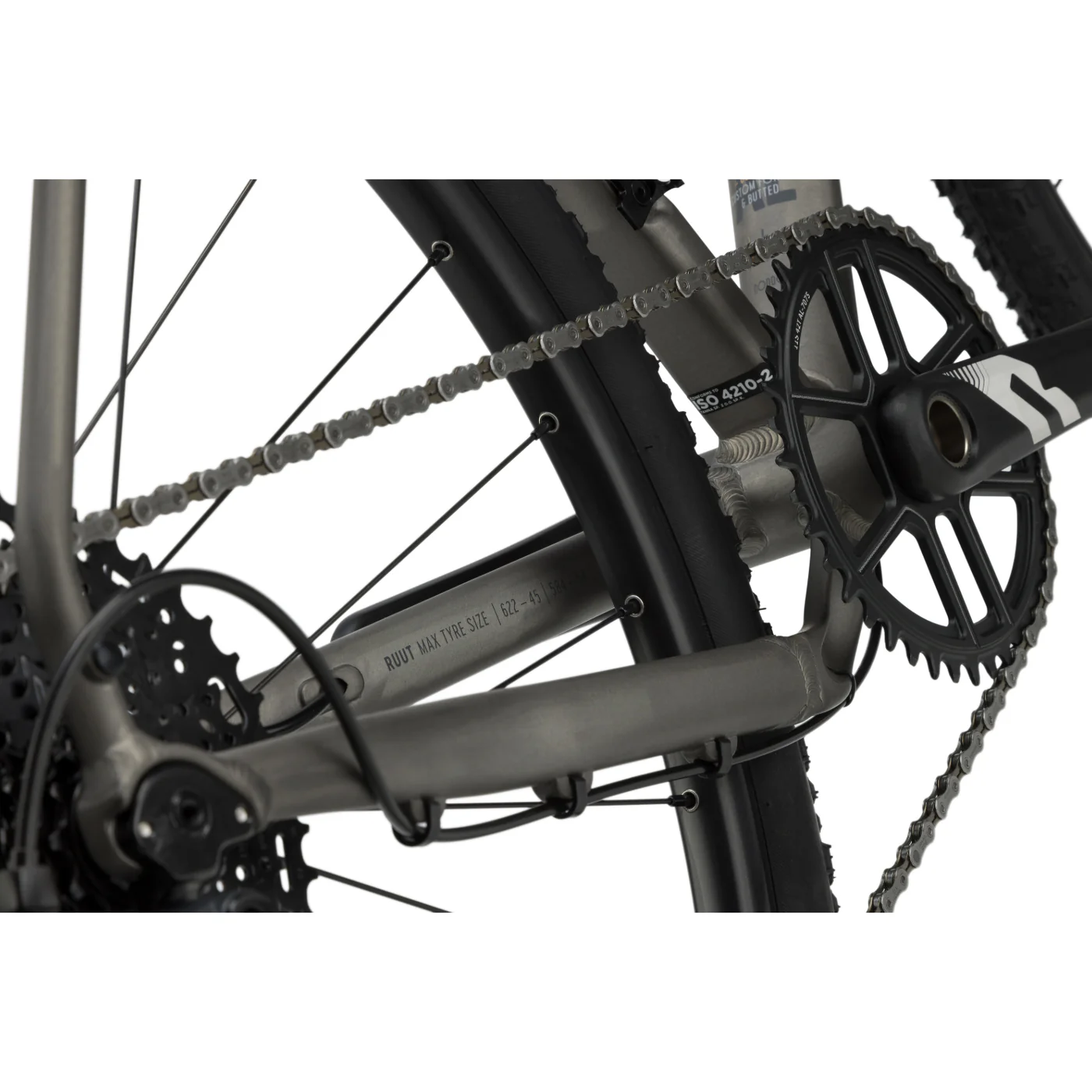 Ruut AL 3 Gravel Plus Bike - Raw/Grey - Image 7