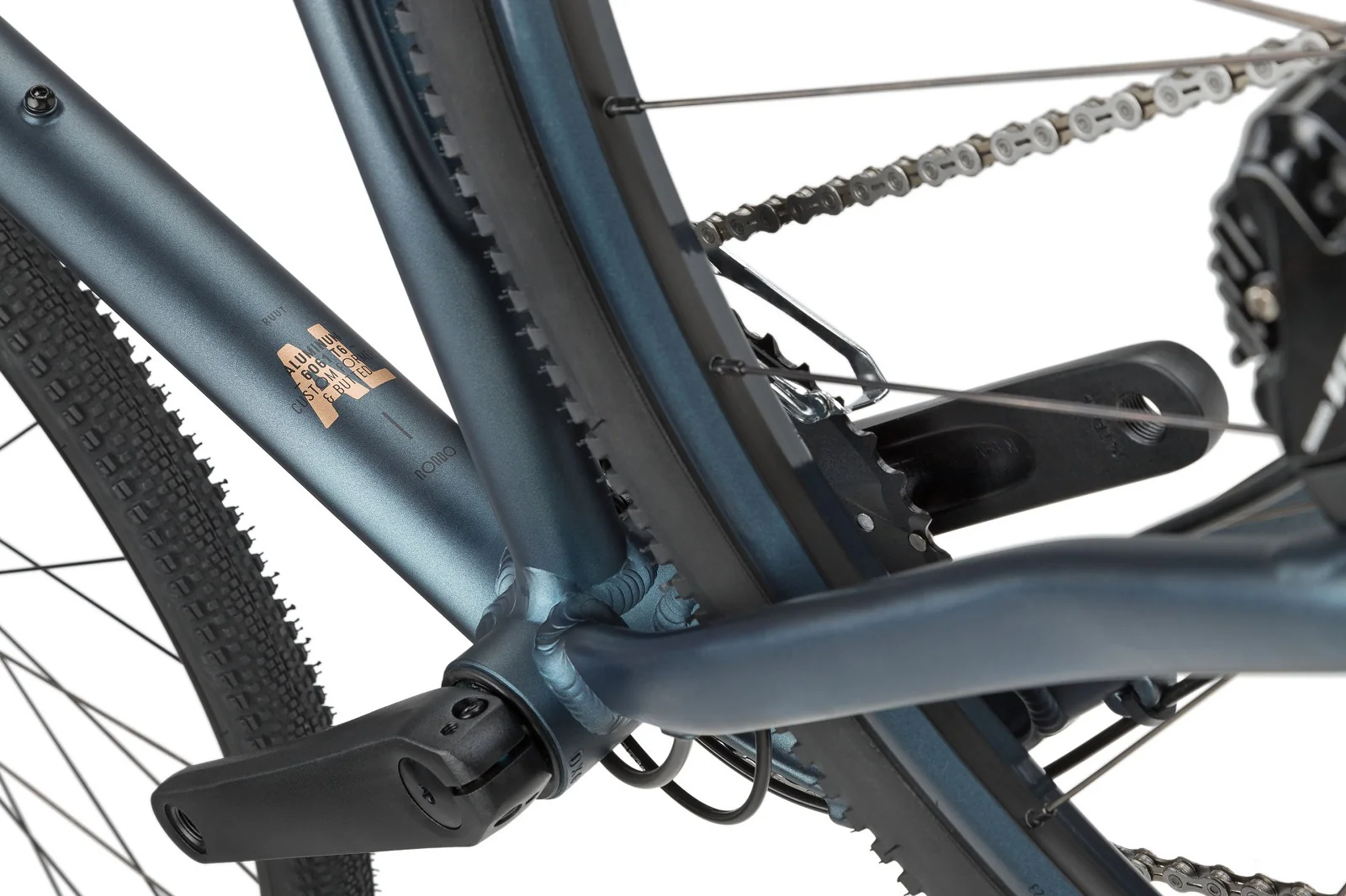 Ruut AL1 2X Gravelbike - Navy/Black - Image 2