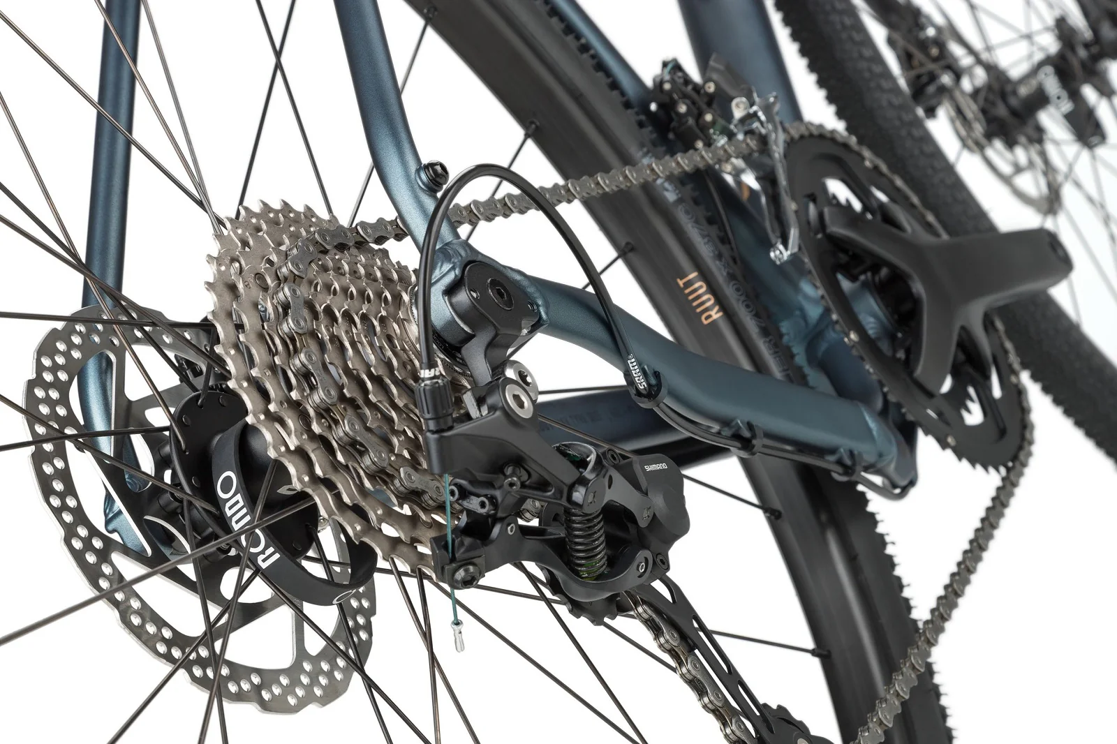 Ruut AL1 2X Gravelbike - Navy/Black - Image 4