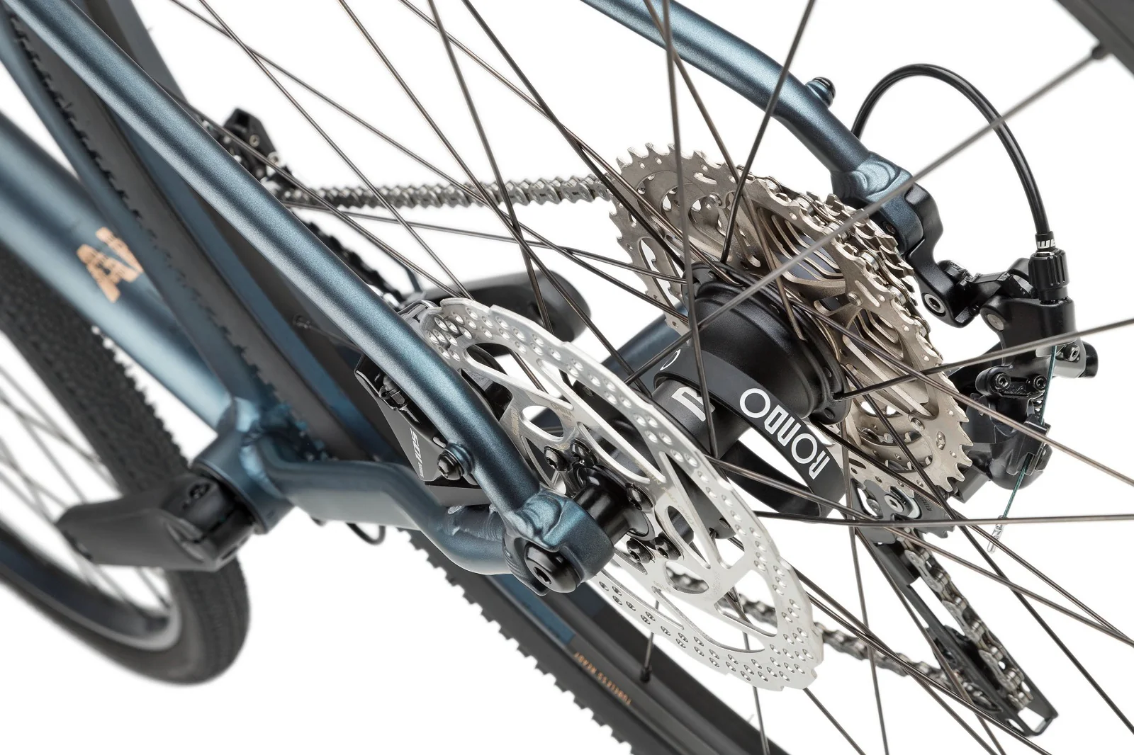 Ruut AL1 2X Gravelbike - Navy/Black - Image 6