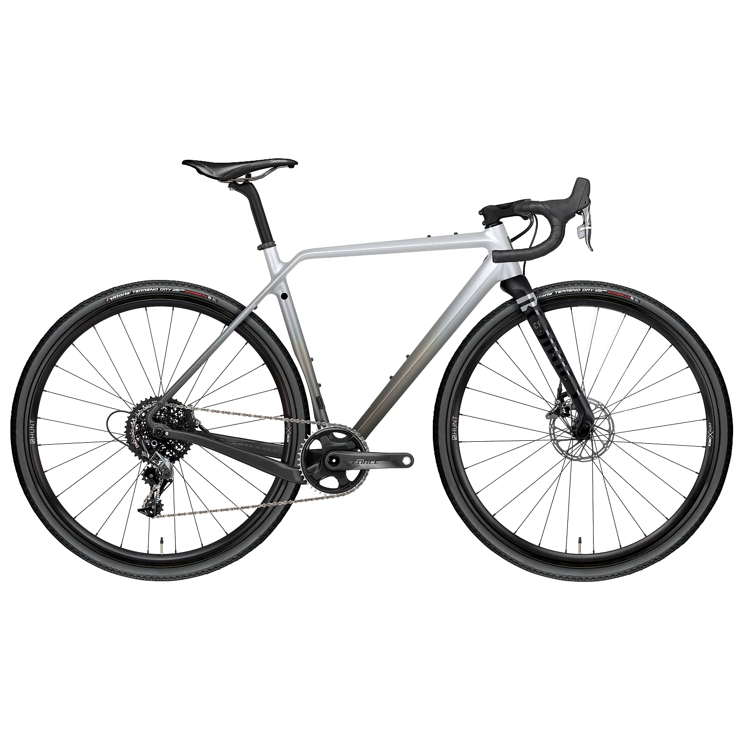 Ruut CF1 Gravelbike - Black/White