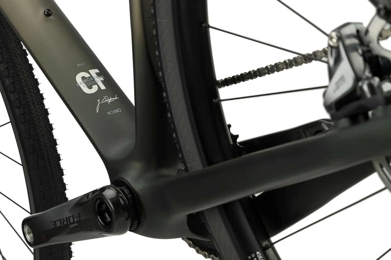 Ruut CF1 Gravelbike - Black/White - Image 6