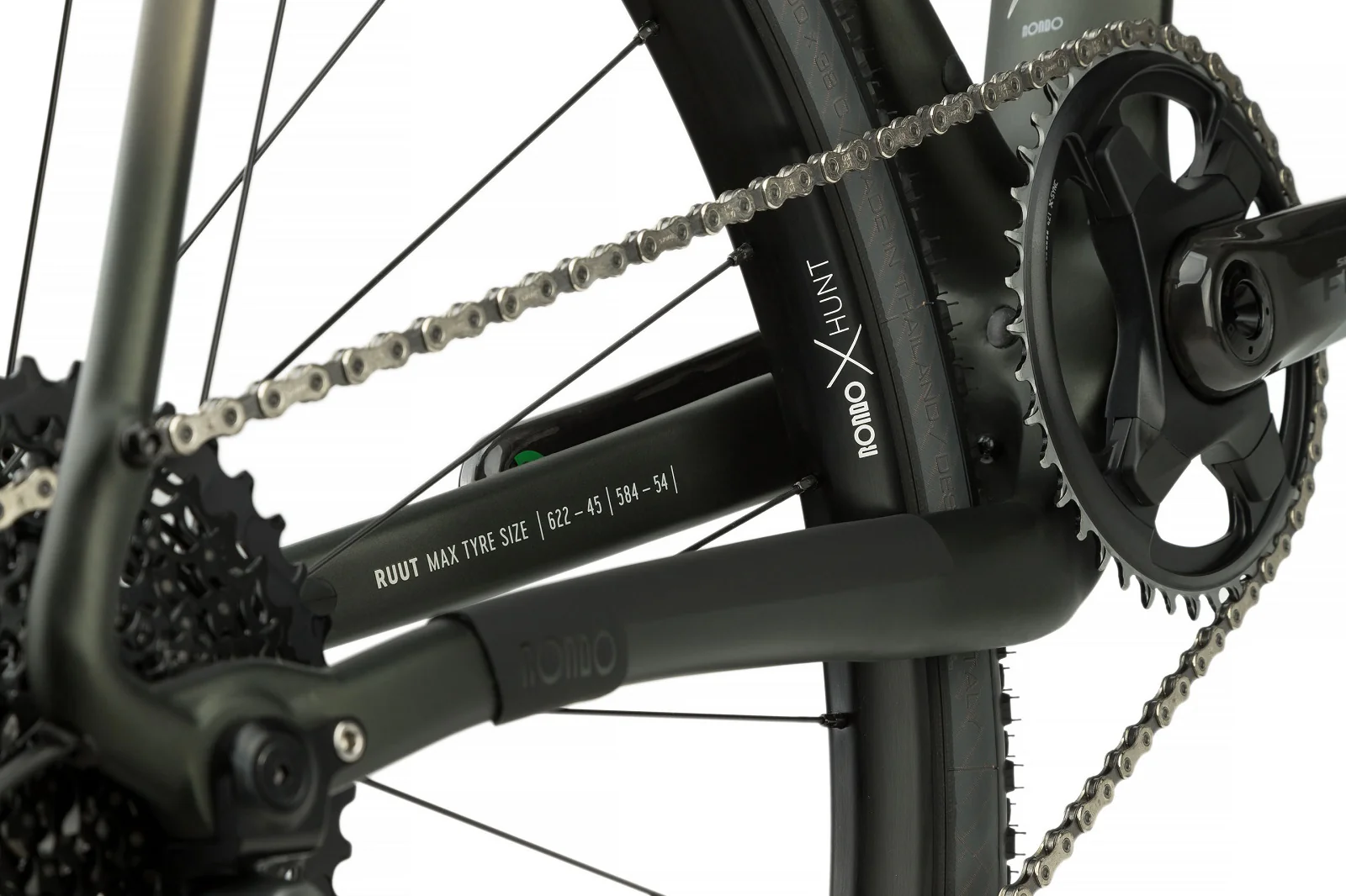 Ruut CF1 Gravelbike - Black/White - Image 9