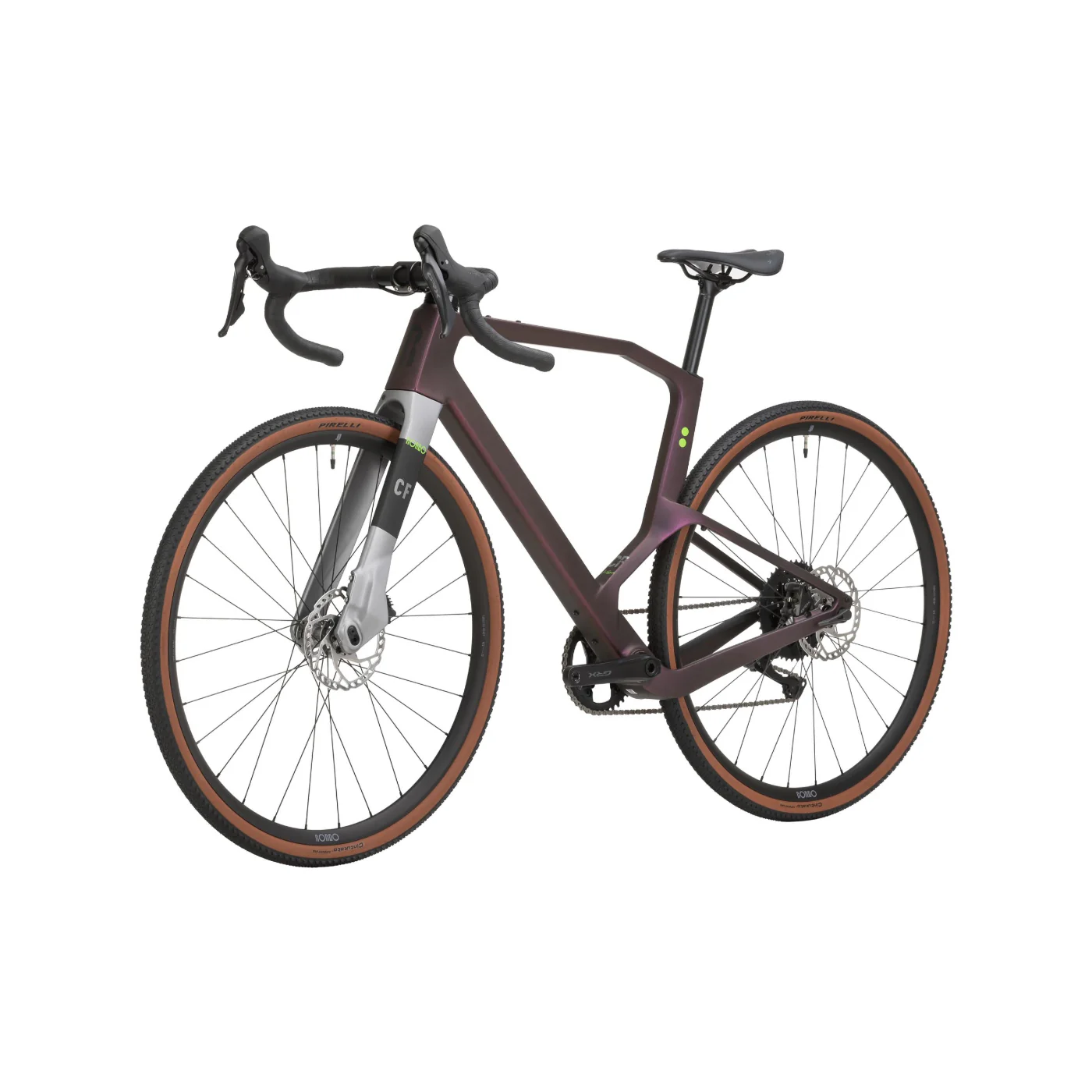 Ruut CF2 G2 Gravel Plus Bike - Aubergine/Silver - Image 3