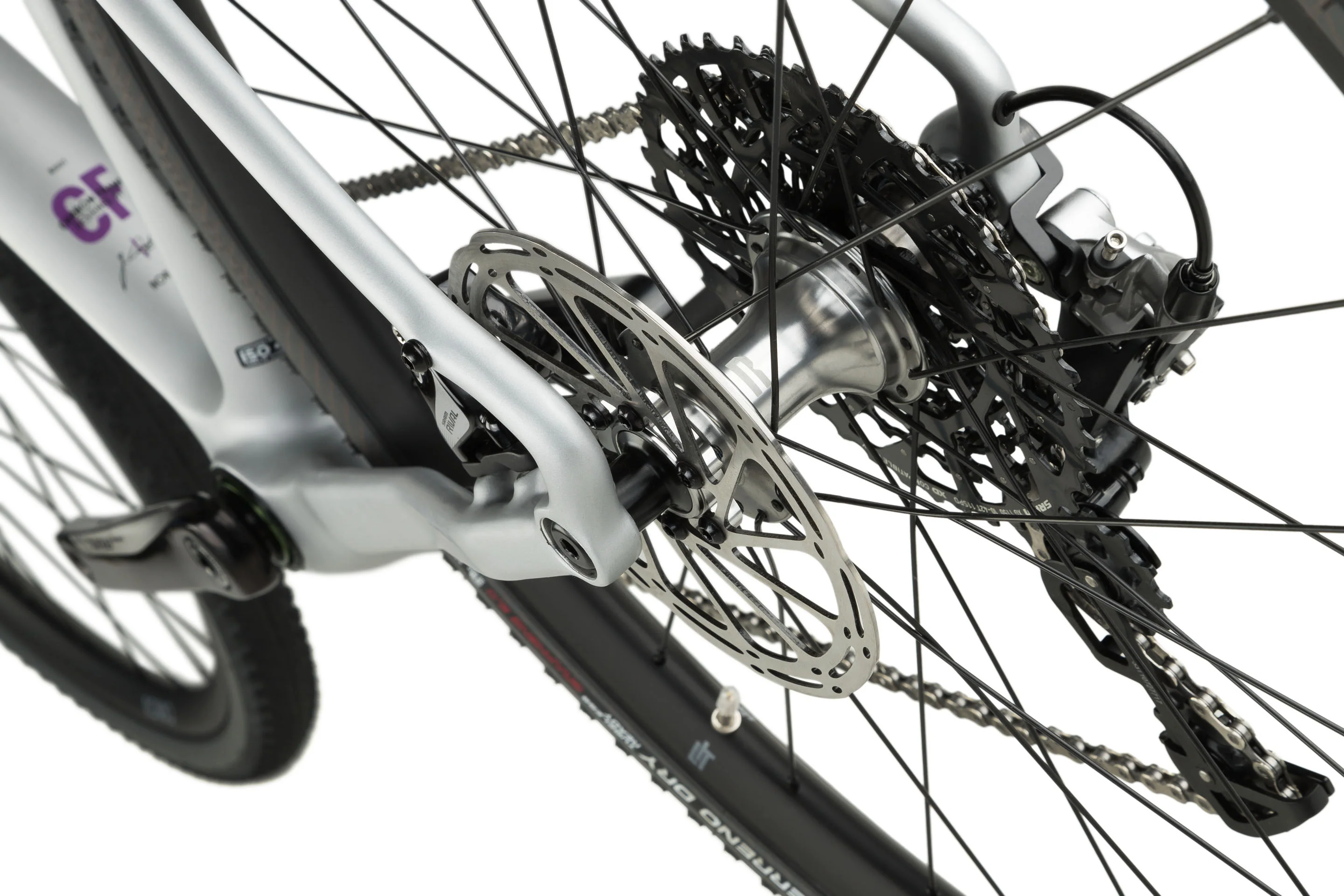 Ruut CF2 Gravelbike - Silver/Purple - Image 11