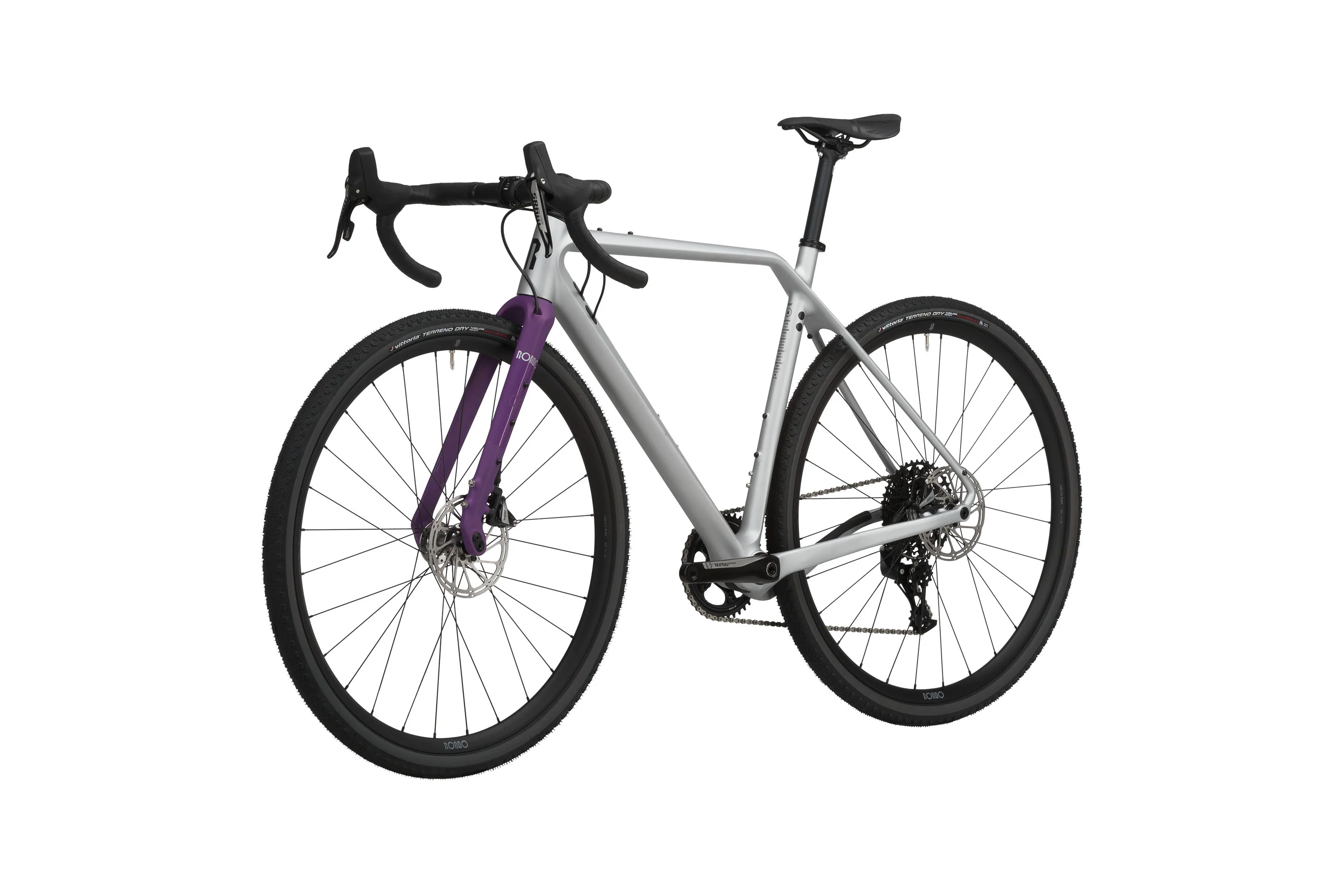 Ruut CF2 Gravelbike - Silver/Purple - Image 4