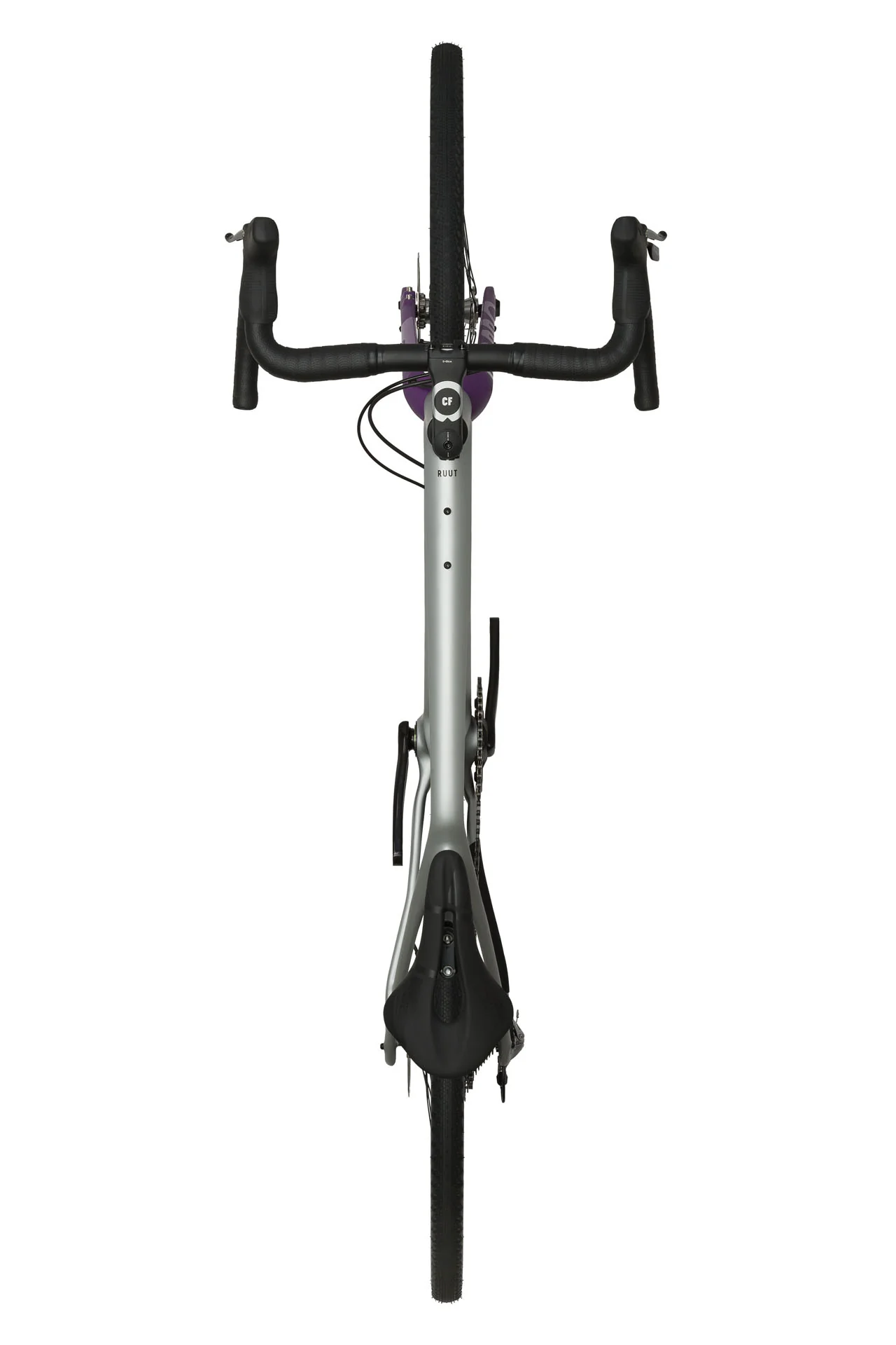 Ruut CF2 Gravelbike - Silver/Purple - Image 5