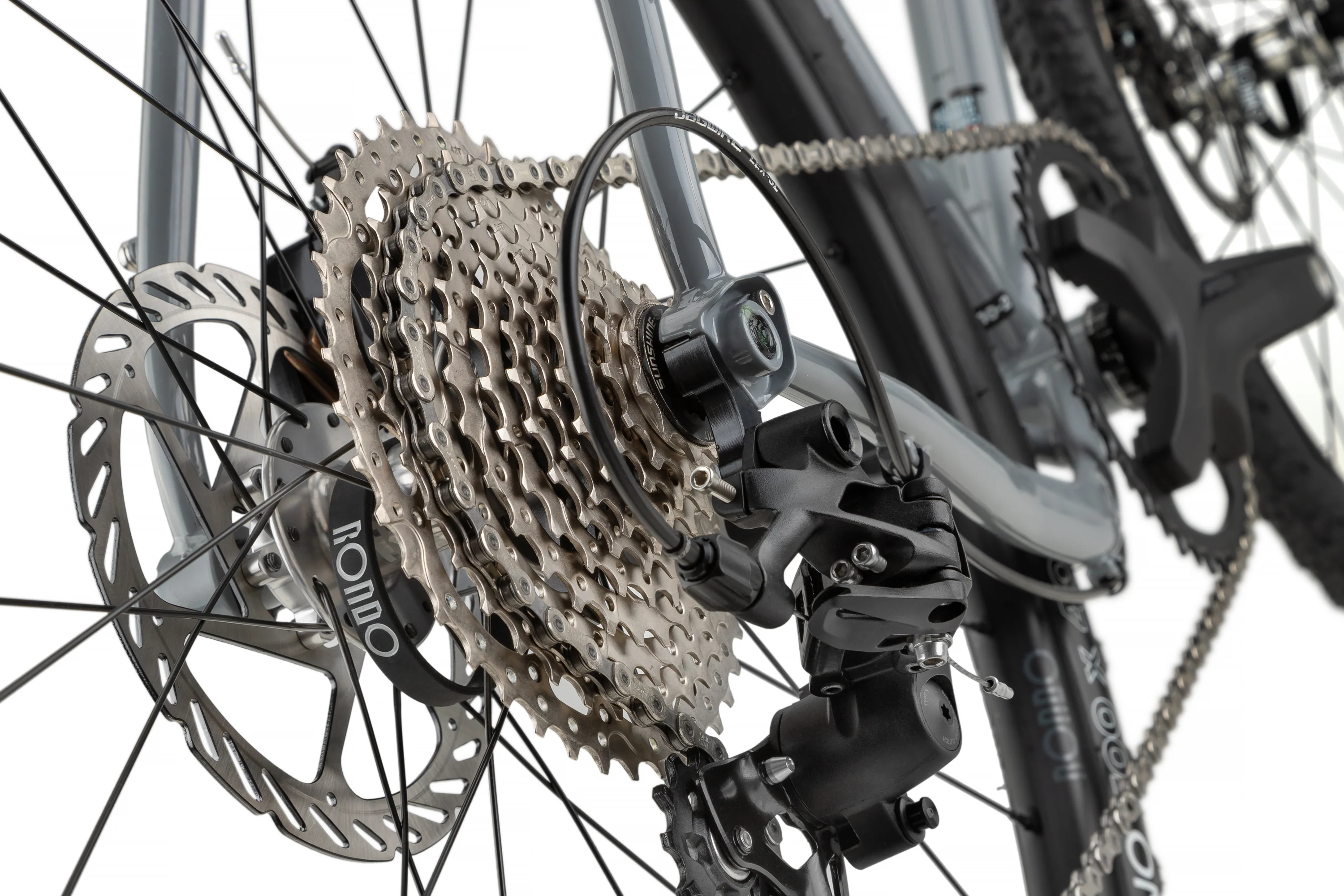 Ruut ST2 Gravel Plus Bike - Grey/Black - Image 10