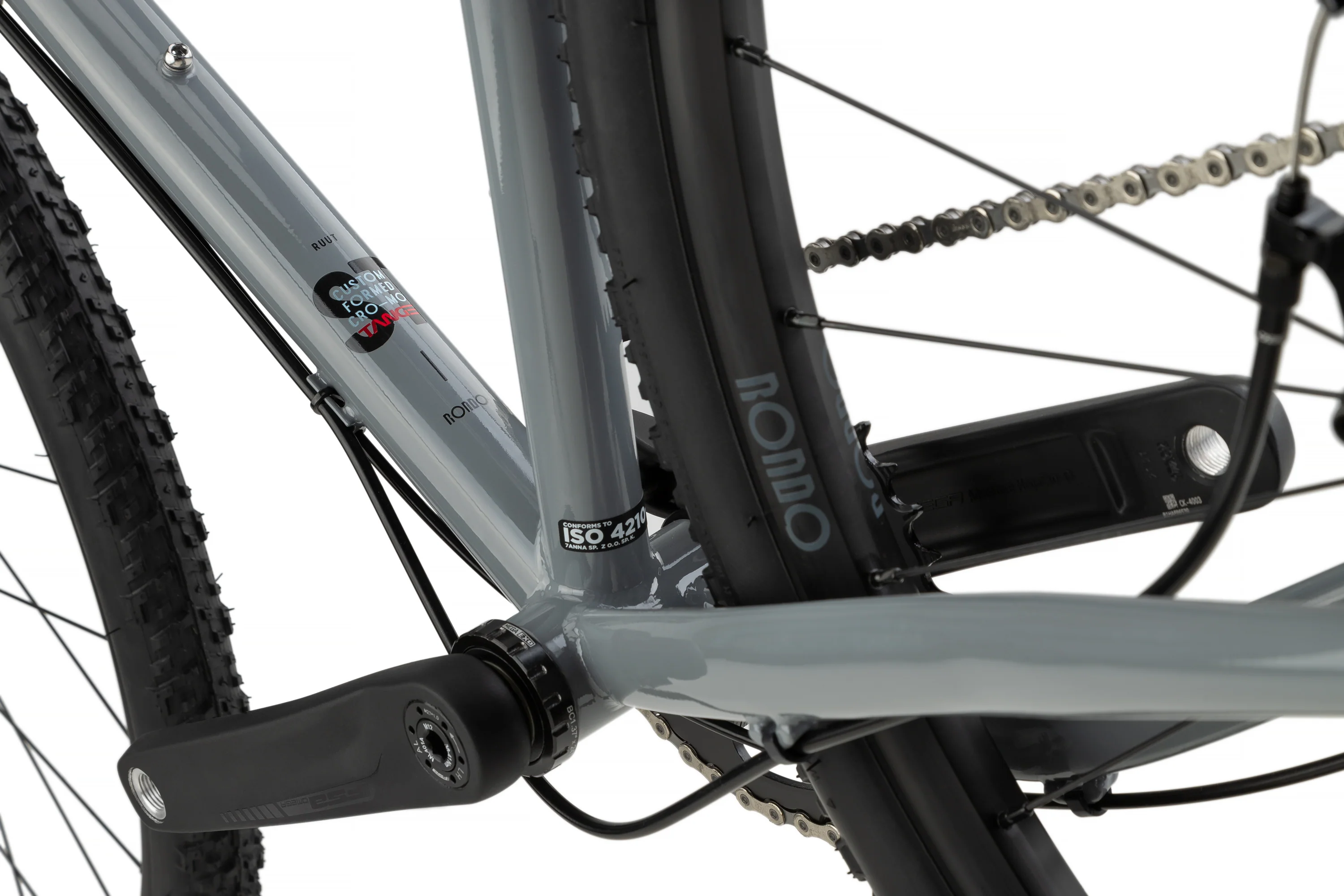 Ruut ST2 Gravel Plus Bike - Grey/Black - Image 6