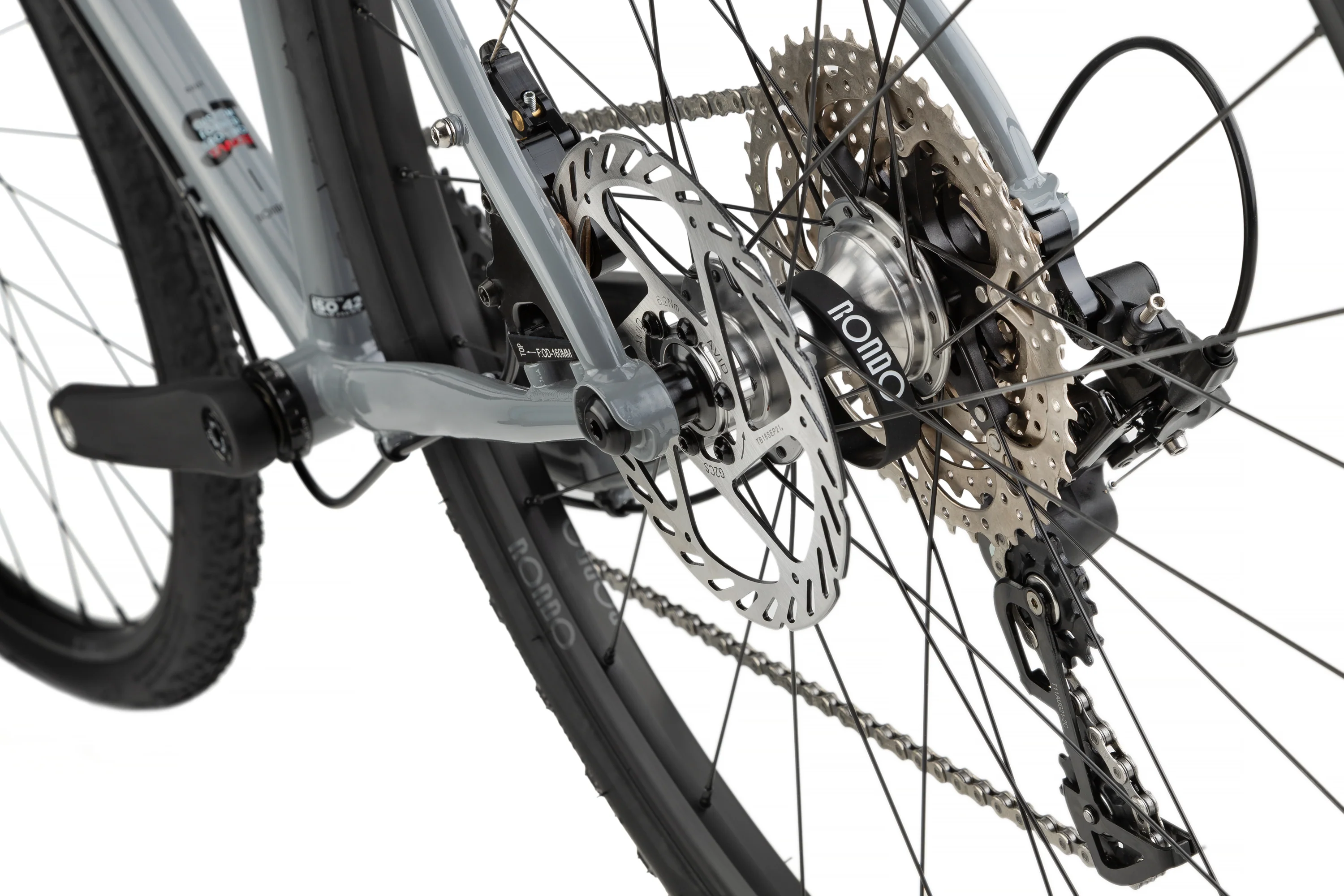 Ruut ST2 Gravel Plus Bike - Grey/Black - Image 7