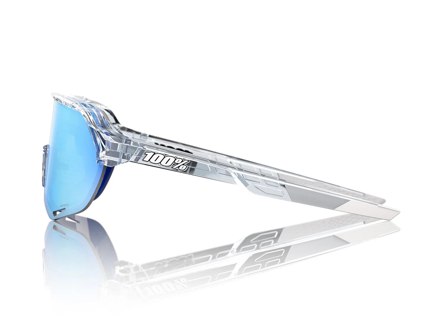 S2 HiPER Blue Mirror Lens - Polished Translucent Clear - Image 2