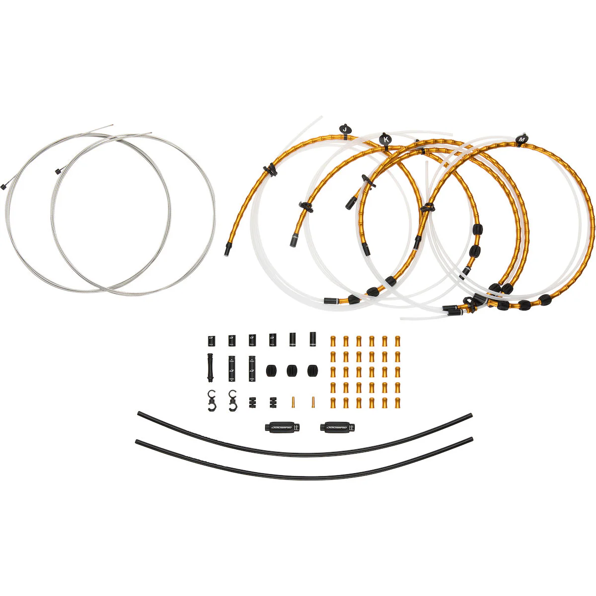 Schaltzugset Road & Mountain Elite Link 2x - gold - Image 2