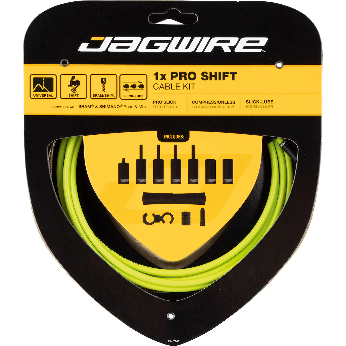 Schaltzugset Road & Mountain Pro 1x - grün