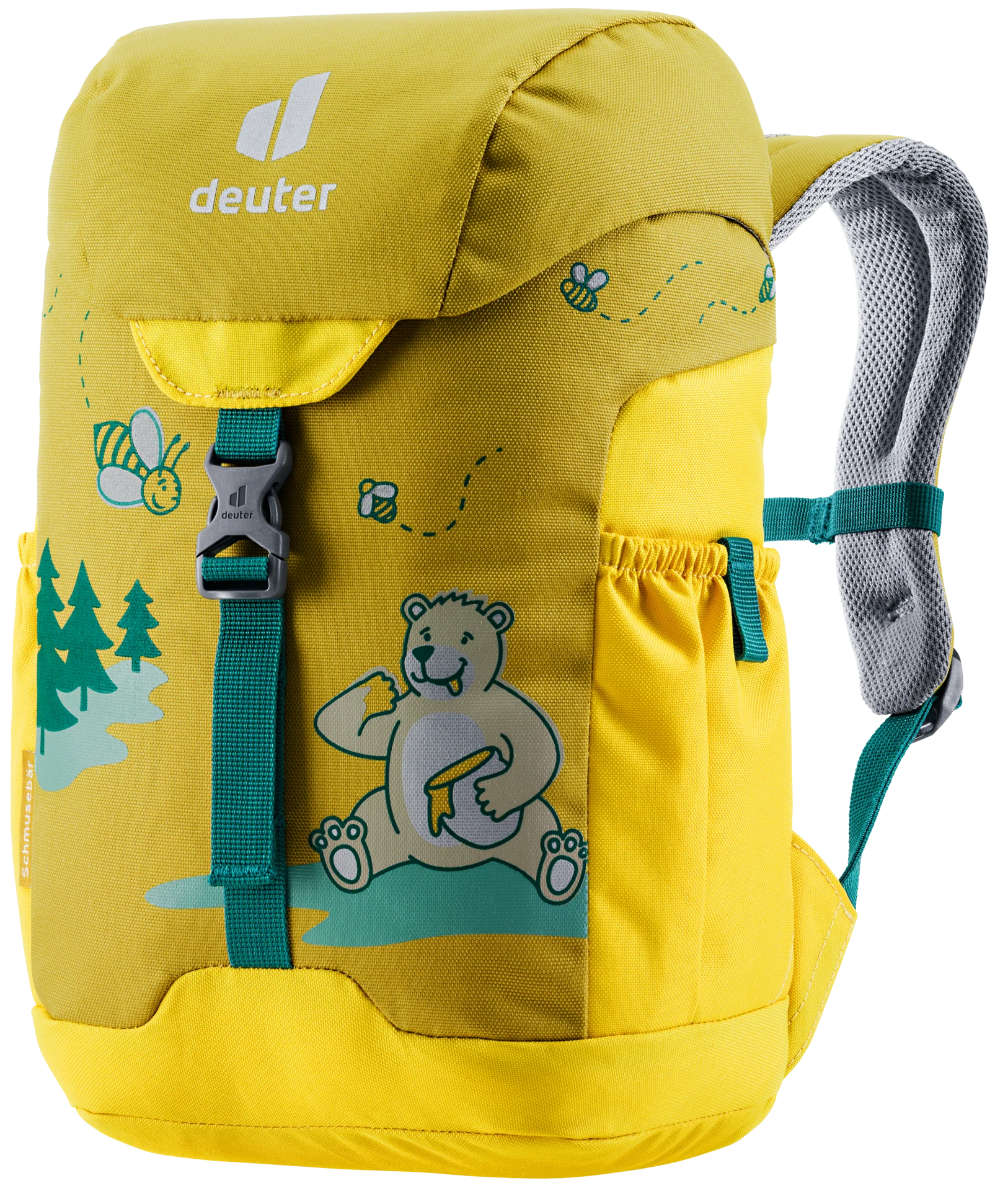 Schmusebär Kinderrucksack - turmeric-corn