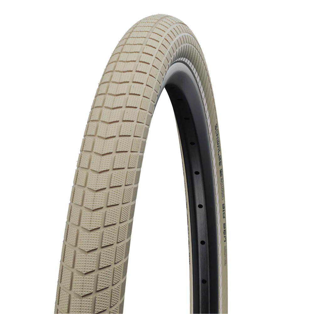 Big Ben Drahtreifen - 28x2.00 Zoll - K-Guard - Reflexstreifen - creme