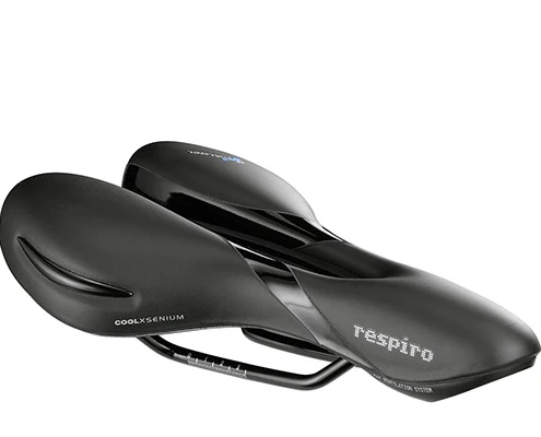 Respiro Athletic Fahrradsattel, 163 mm - schwarz