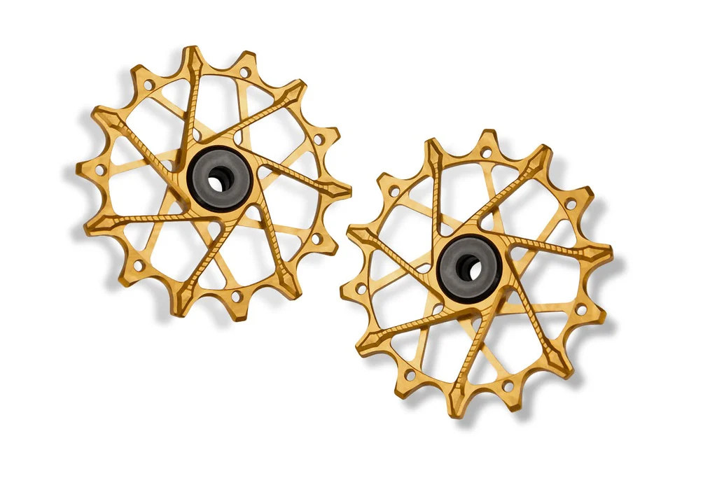 Shimano Schaltwerkrollen, 14T/14T, 12-fach - gold