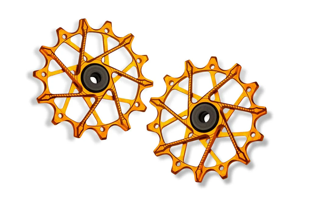 Shimano Schaltwerkrollen, 14T/14T, 12-fach - orange