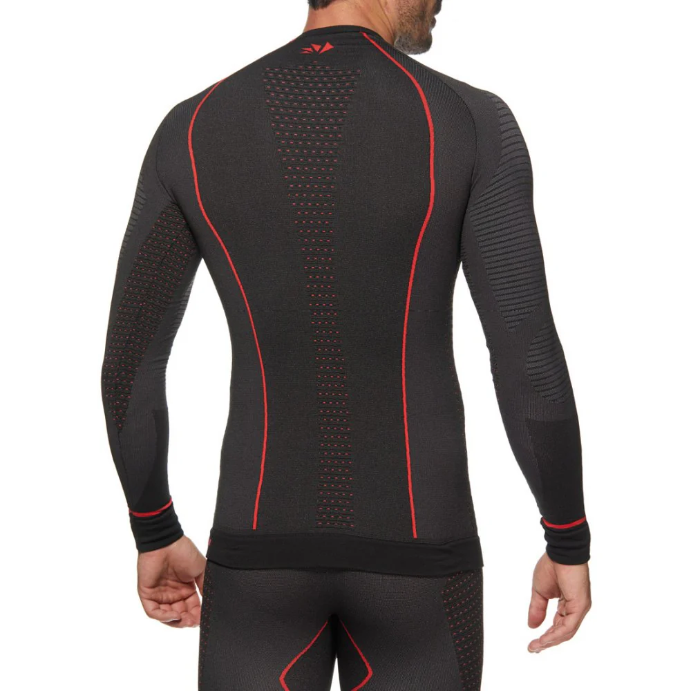 Funktionsshirt-langarm Blazefit TS2W schwarz-rot - Image 4