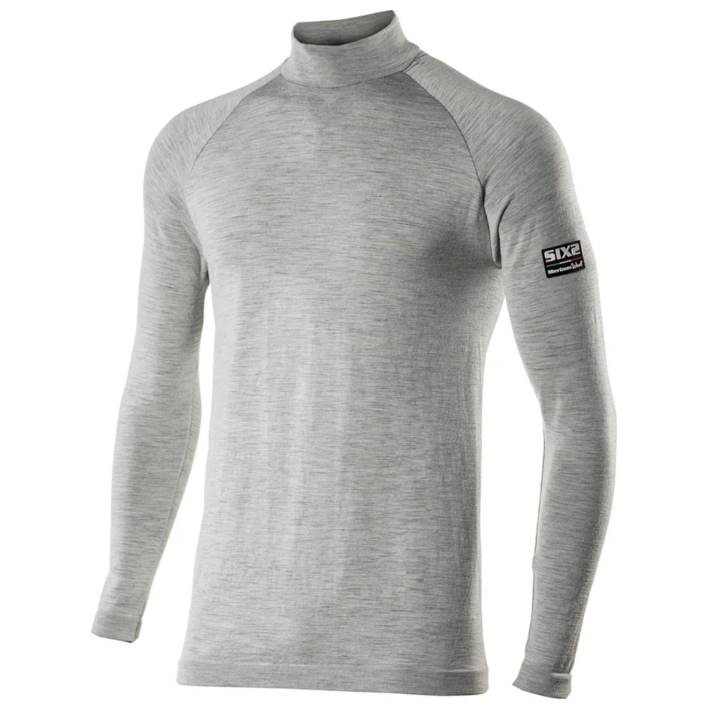 Langarm Funktions T-Shirt TS3 Merino - grau