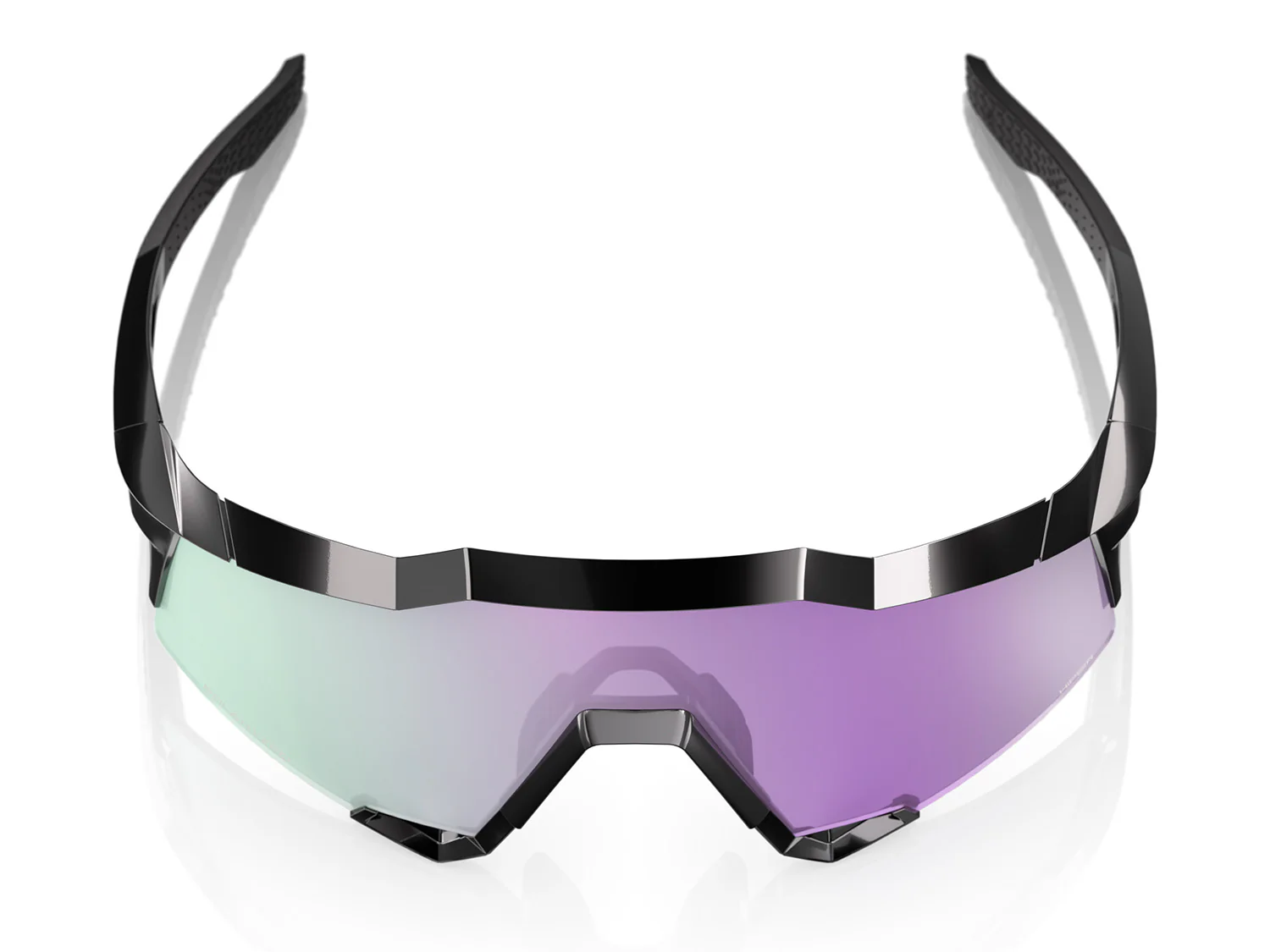 Speedcraft SL, HiPER Lavender Mirror Polarized Lens - Polished Black - Image 2