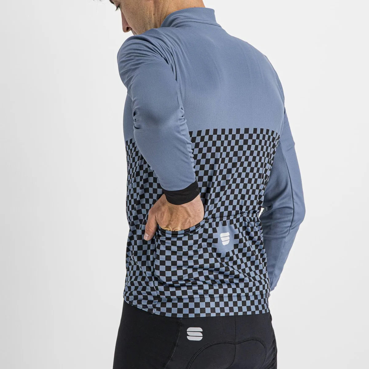 Checkmate Thermal Jersey - Blue Sea Black - Image 6
