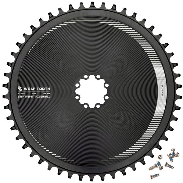 SRAM Direct Mount Aero-Kettenblatt, Standard 45mm/Offset 6mm, Drop-Stop B - black - Image 3