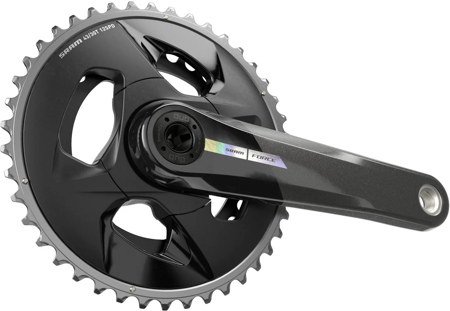Force 2x AXS WIDE Kurbelgarnitur - 43-30T MY24