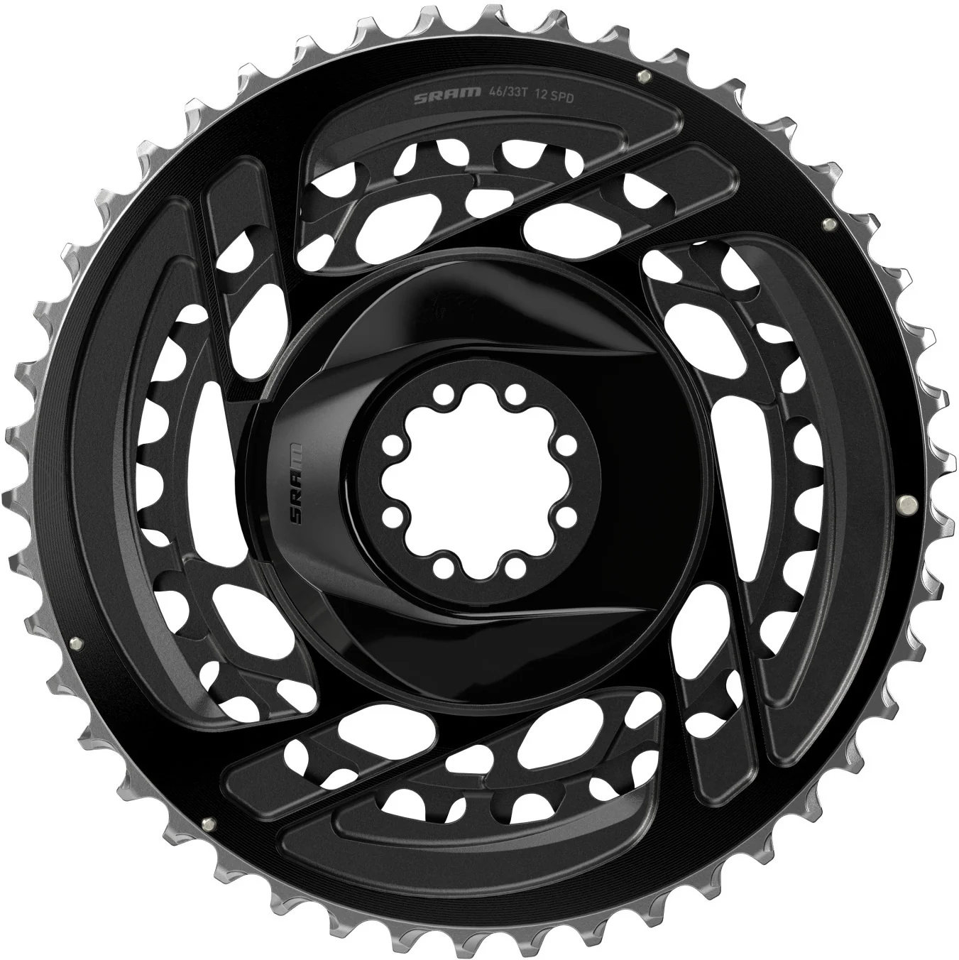 Force Road AXS 2X Kettenblatt Kit - schwarz MY24