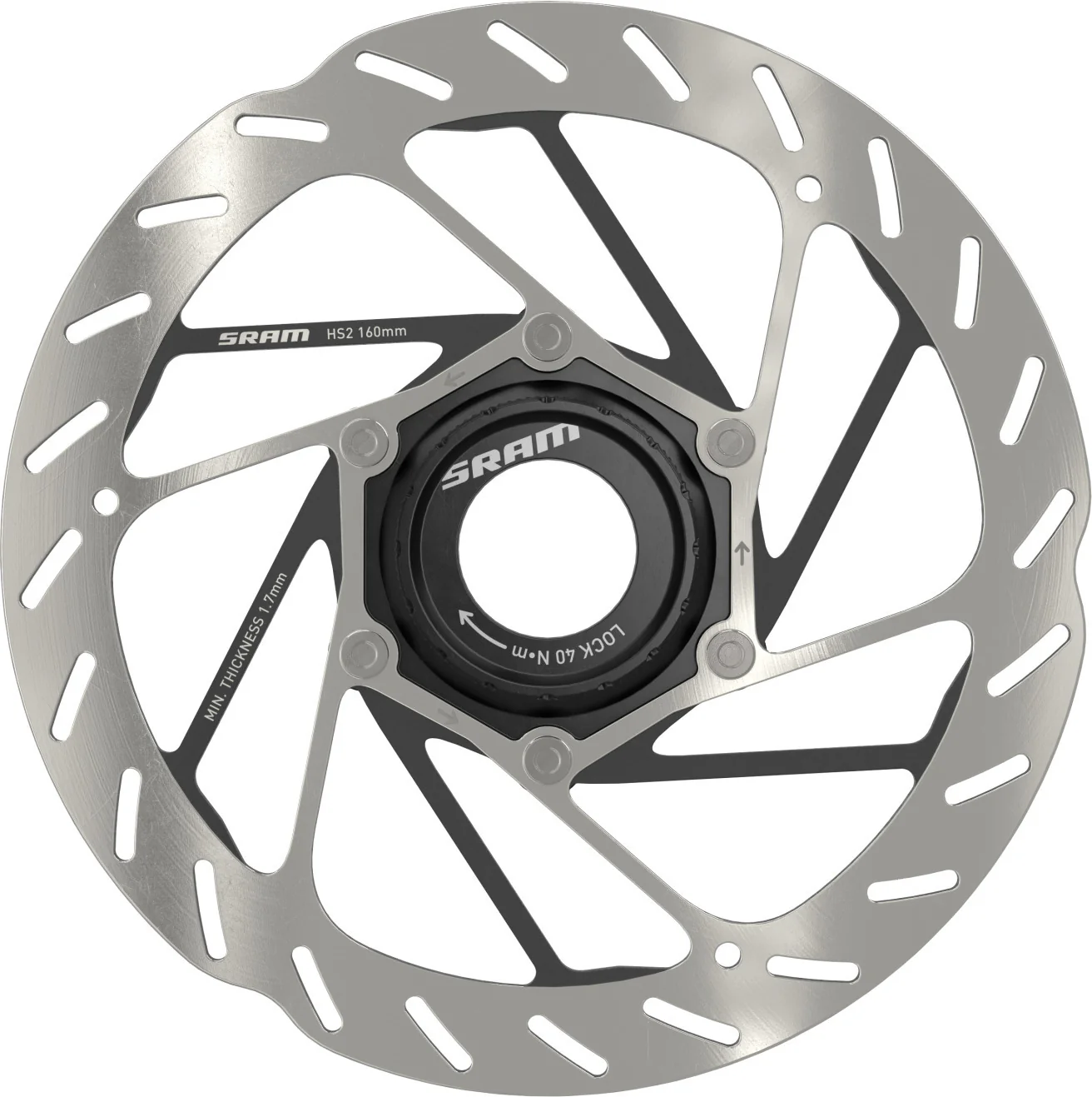 Bremsscheibe HS2 - abgerundet - Centerlock