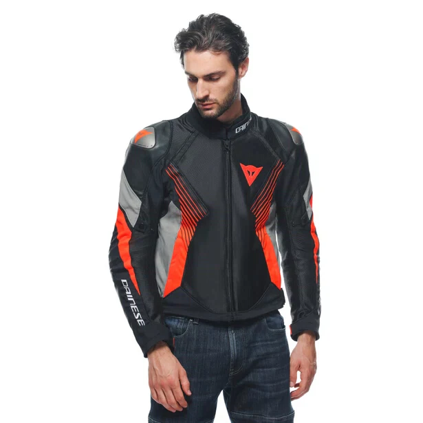 SUPER RIDER 2 Absoluteshell™ Jacke - Black/Dark-Gull-Gray/Fluo-Red - Image 5