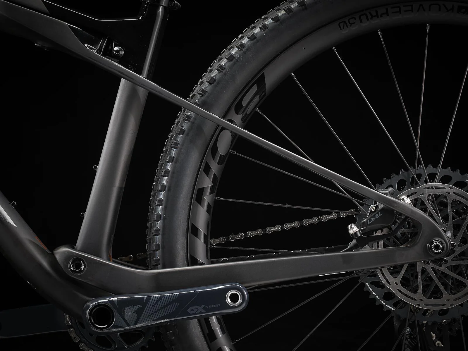 Supercaliber 9.8 GX AXS Matte Carbon/Gloss Trek Black - Image 8