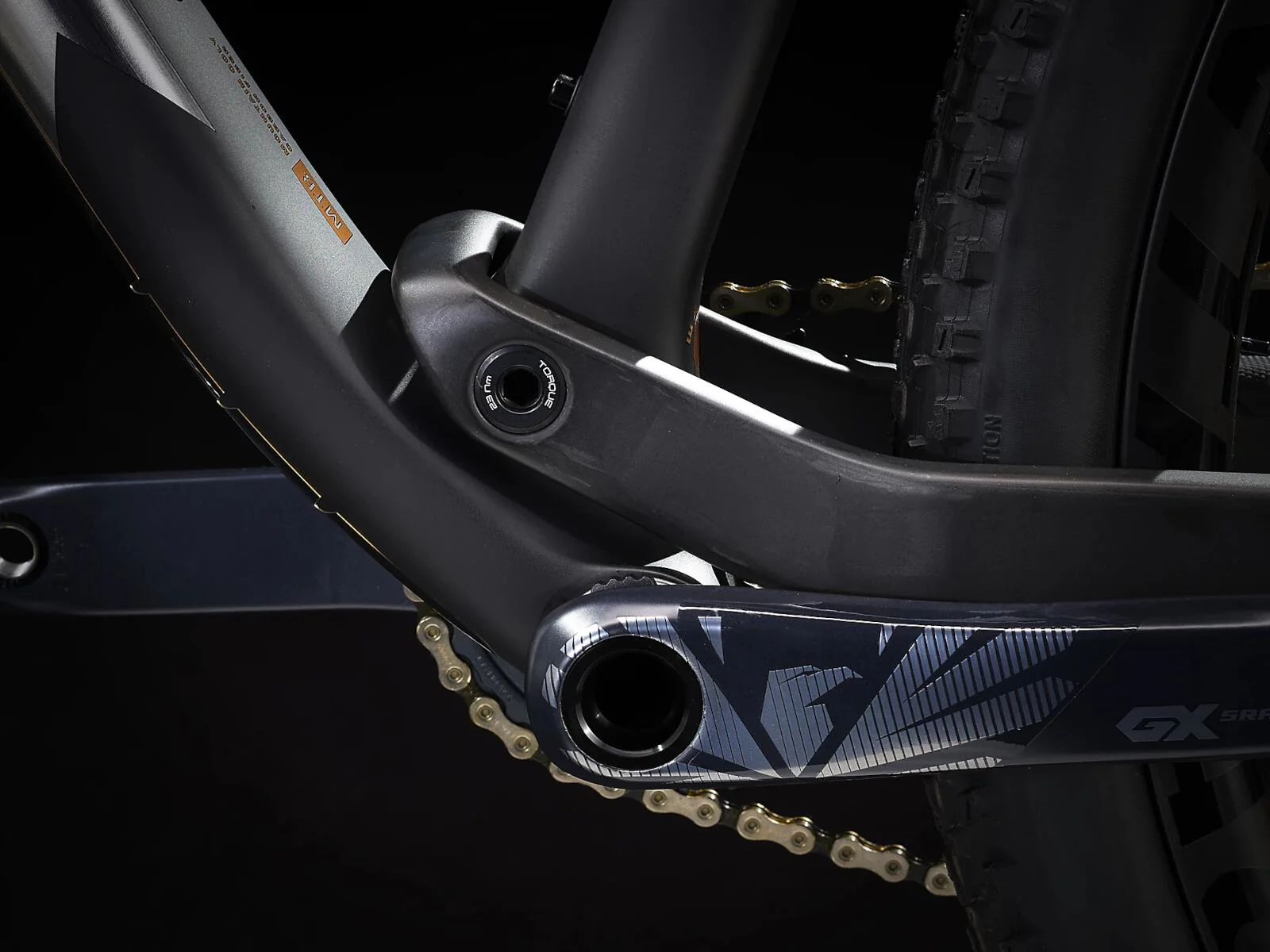 Supercaliber 9.8 GX AXS Matte Raw Carbon/Gloss Trek Black - Image 8