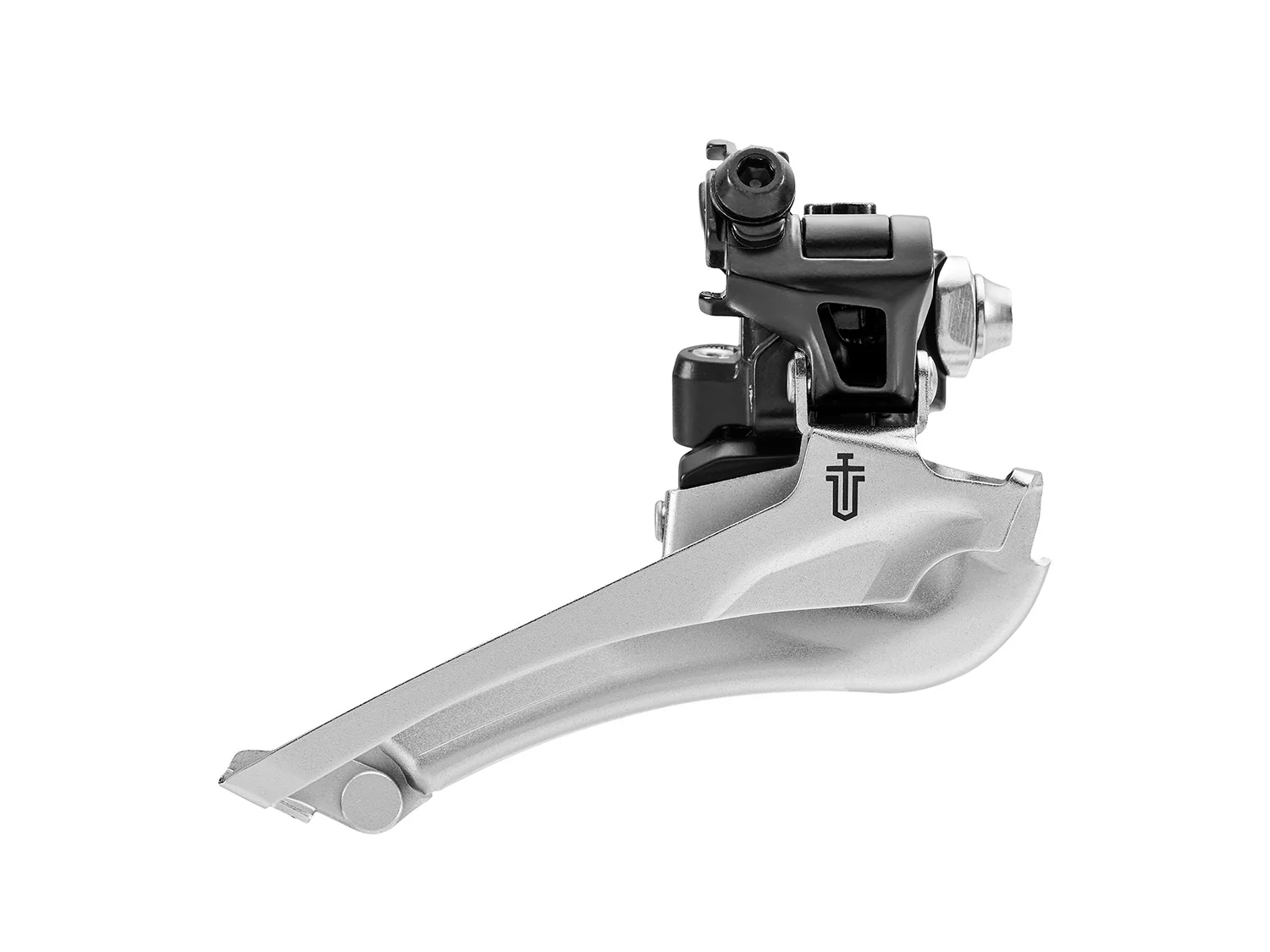 Sword Black Front Derailleur, Brazed On Type, 9-fach - Silver/Black
