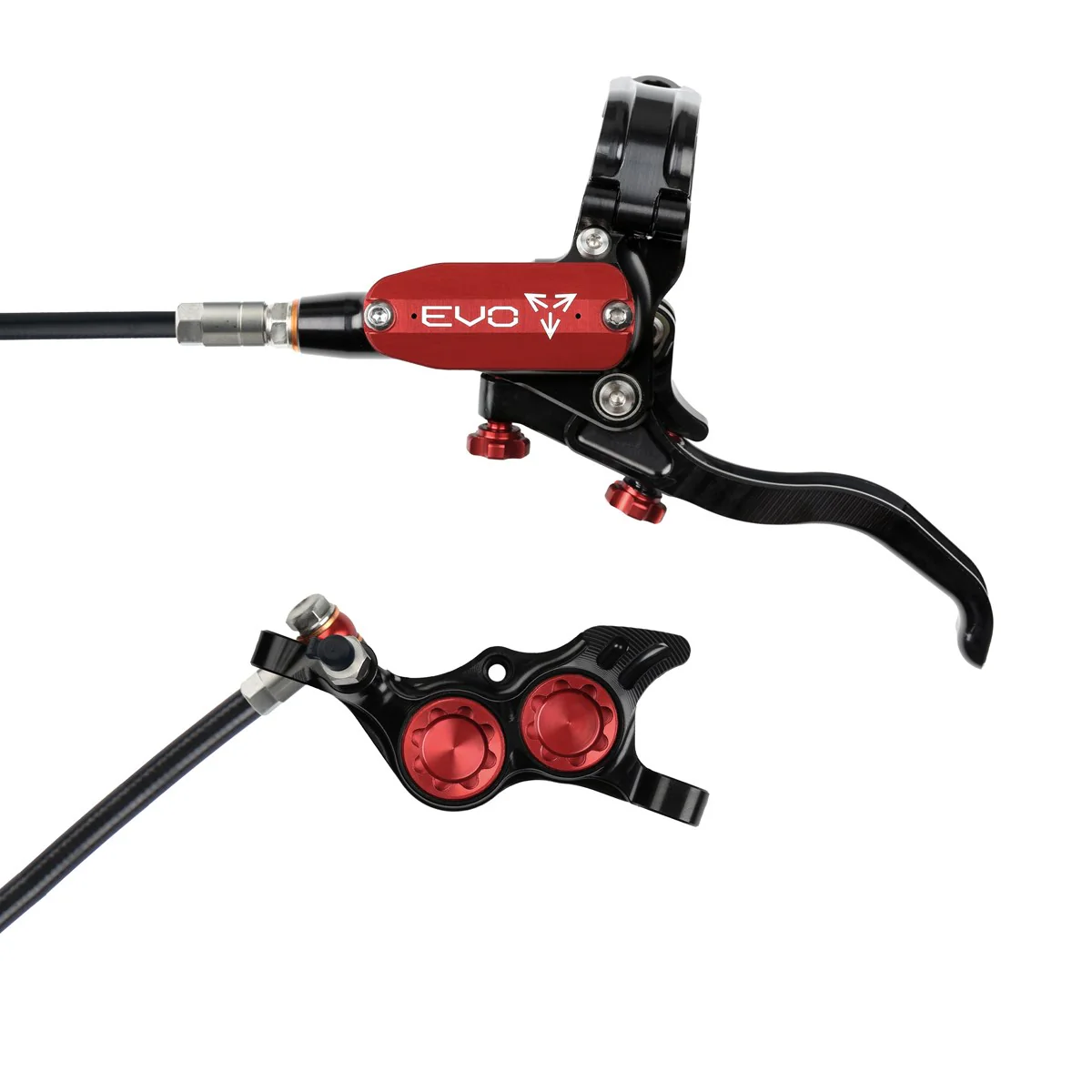 Tech 4 EVO TR4 Scheibenbremse - schwarz/rot