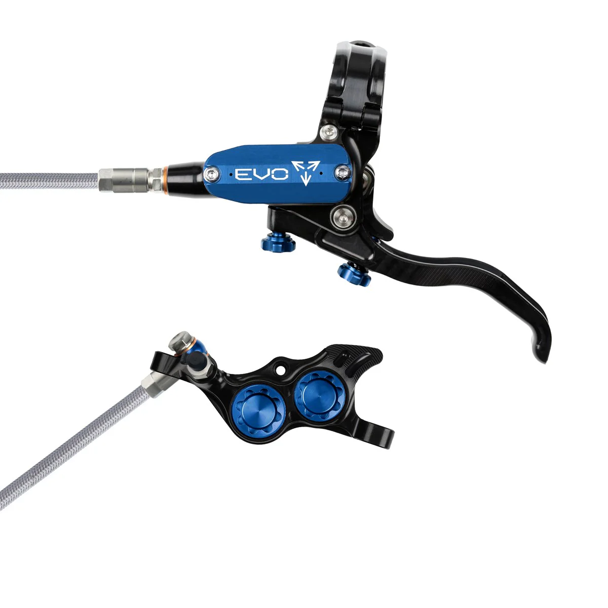 Tech 4 EVO TR4 Scheibenbremse Stahlflexleitung - schwarz/blau