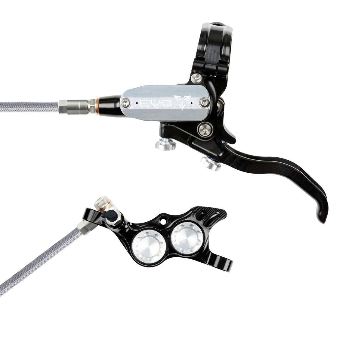 Tech 4 EVO TR4 Scheibenbremse Stahlflexleitung - schwarz/silber