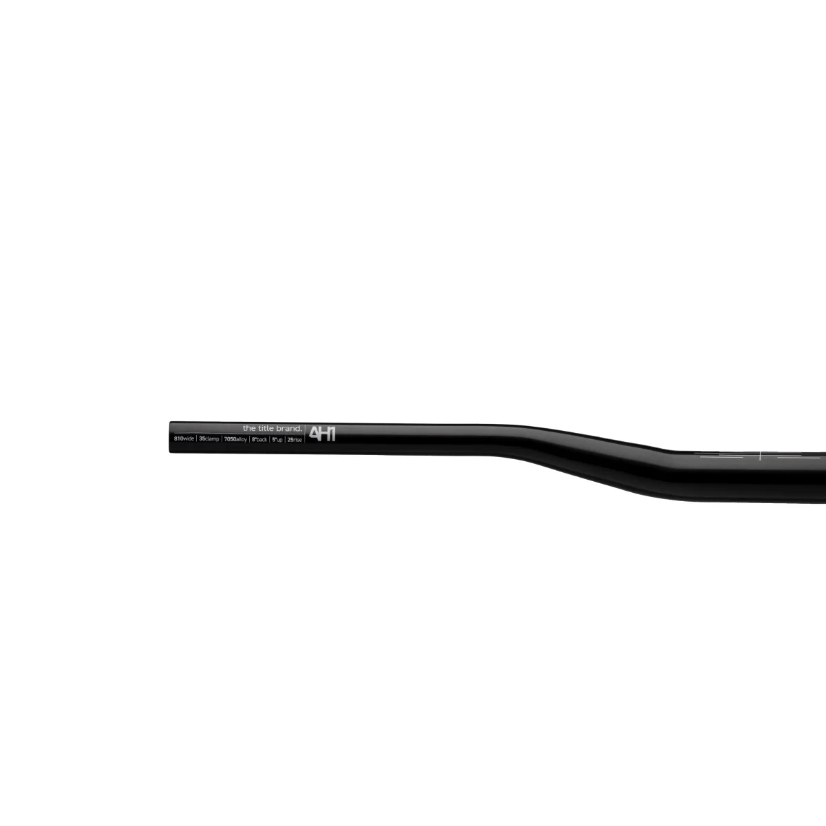 AH1 MTB Lenker 35 mm - 38 mm Rise - Schwarz - Image 2
