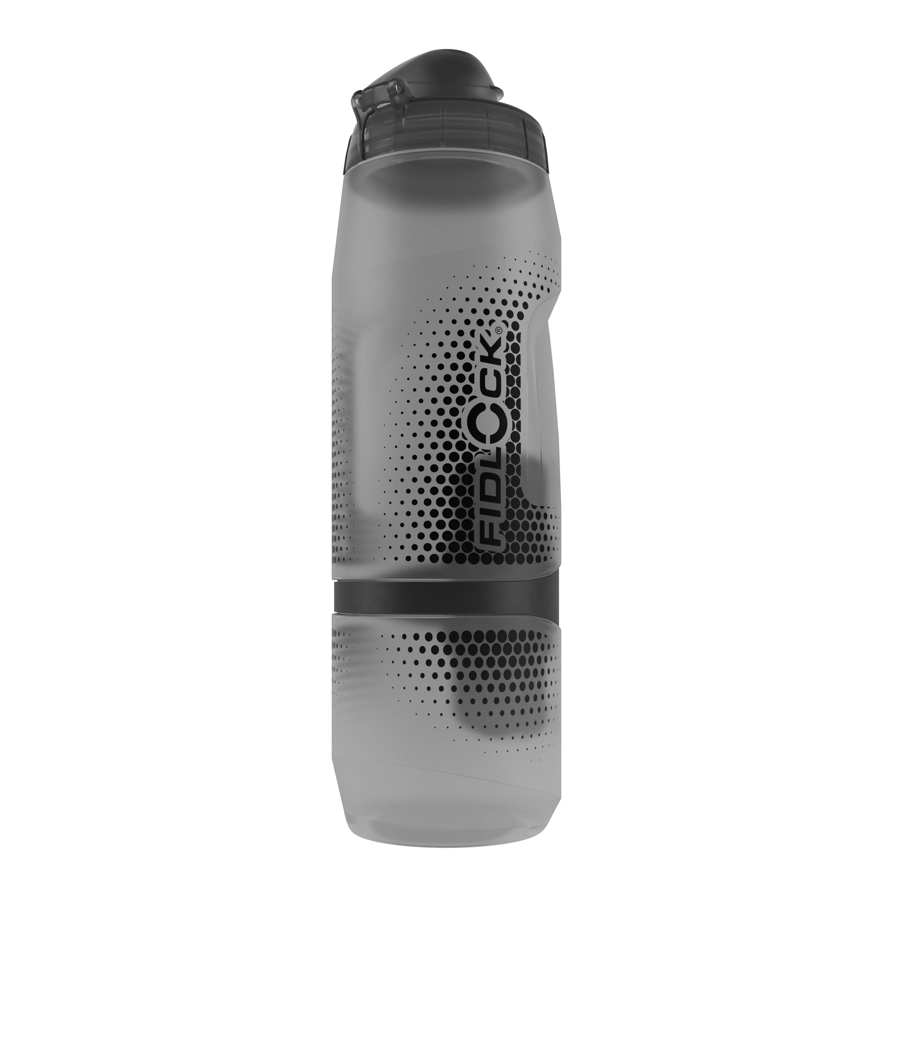 TWIST single bottle 800 antibacterial - transparent black