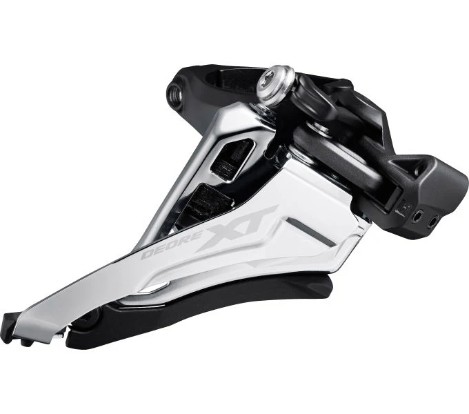 Umwerfer DEORE XT FD-M8100 2x12 SIDE SWING - Schelle mittig