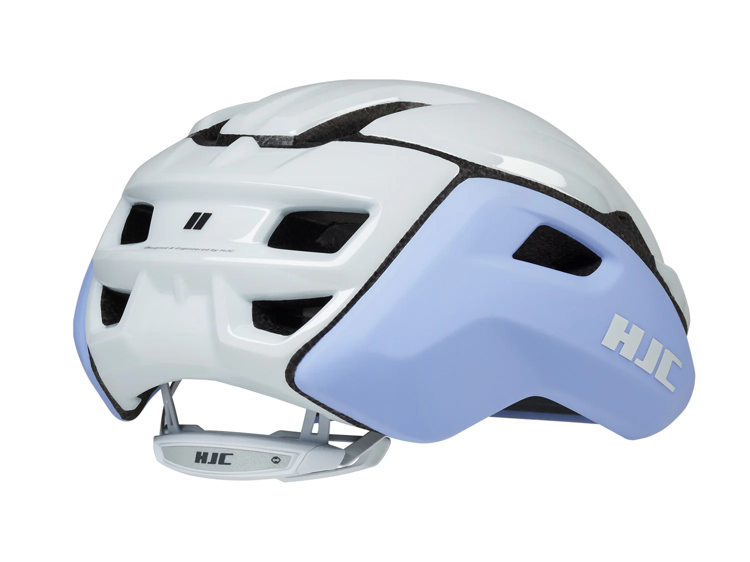 VALECO 2 Road helmet - Matt Gloss White Purple - Image 3