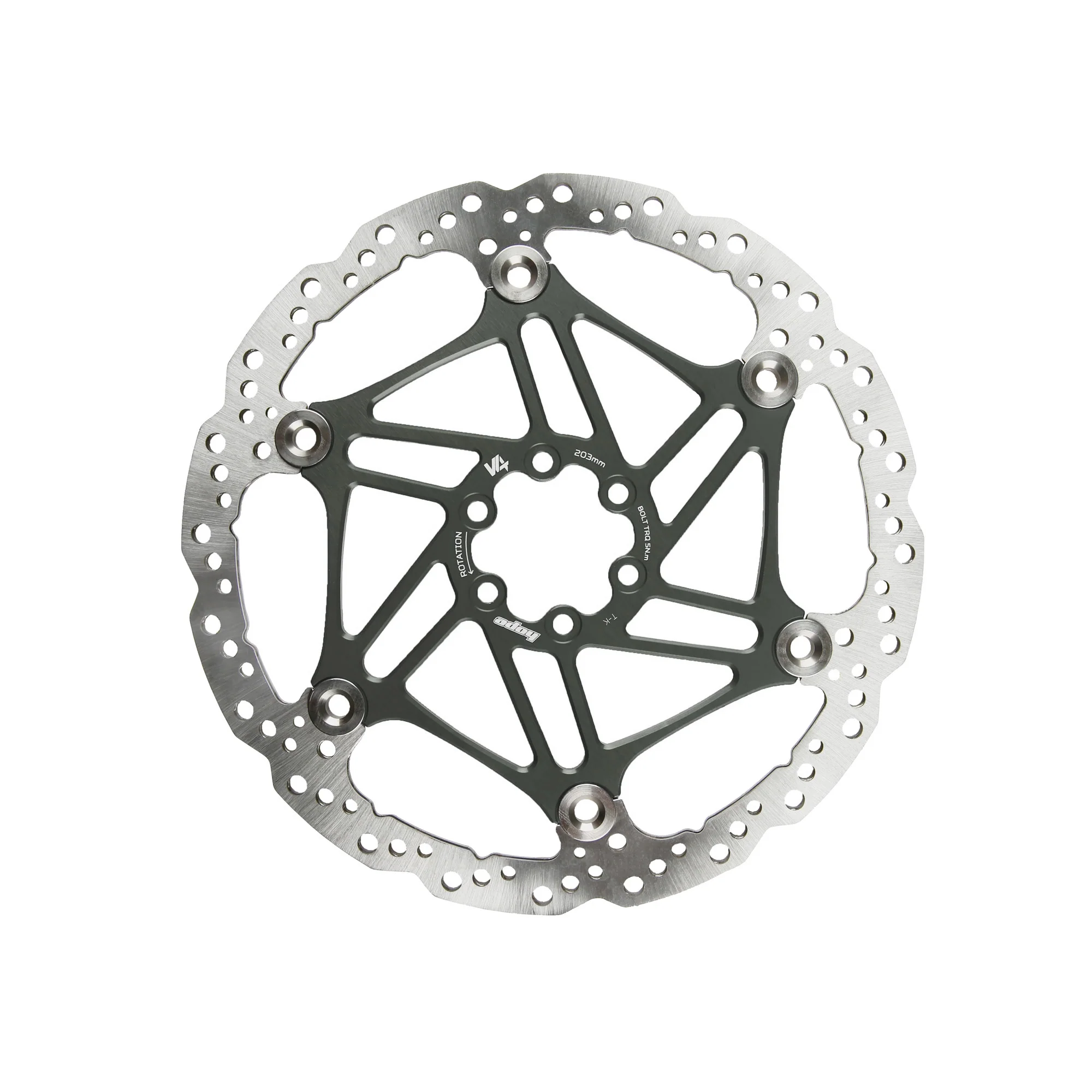 Vented Rotor Bremsscheibe innenbelüftet V4 - smoke