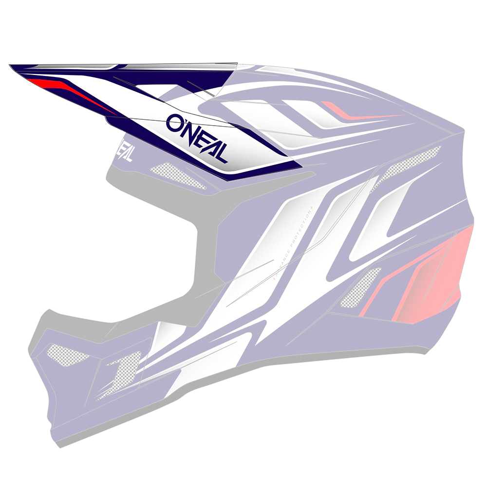Visor 3SRS Helm VERTICAL blue/white/red