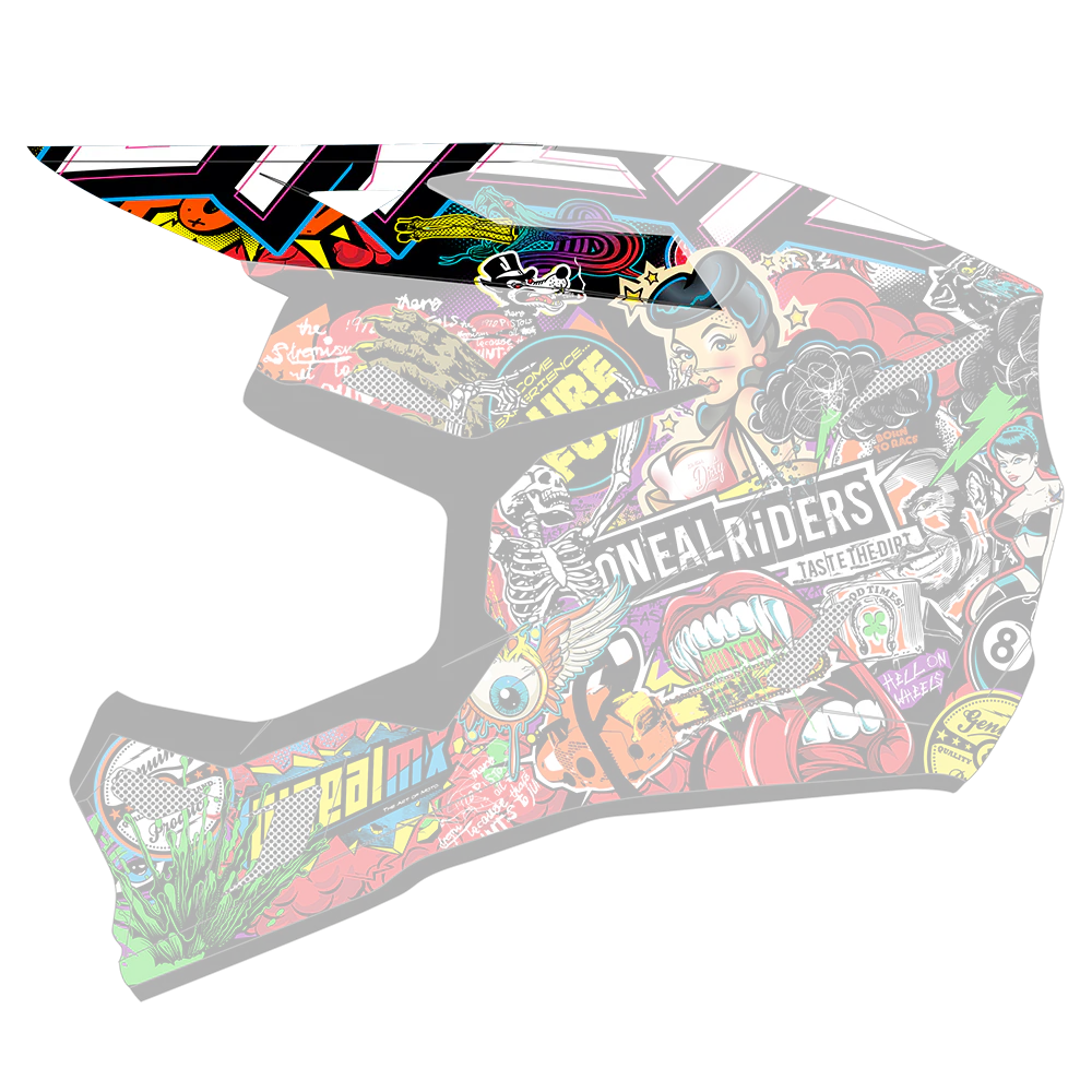 Visor 3SRS Youth Helm CRANK multi