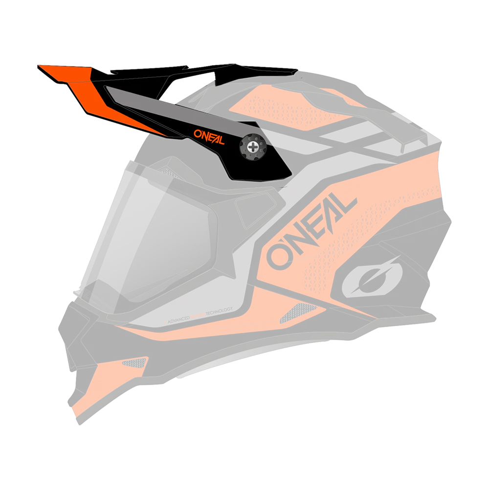 Visor SIERRA Helm R orange/black/gray